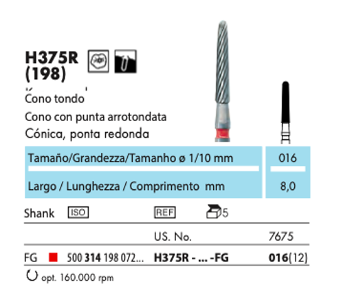 FRESA DE CARBURO C - 13