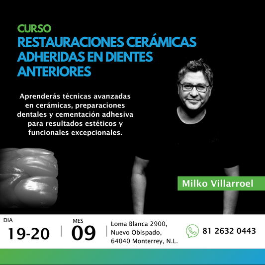 Curso de Restauraciones Cerámicas Adheridas en Dientes Anteriores